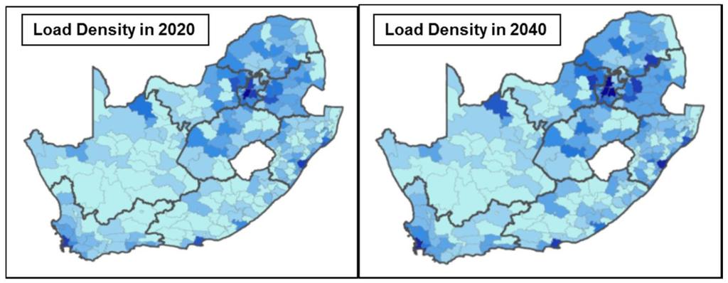 Allocation of Load Demand 77% Load 77% Load 23% Load 23% Load Maps show the expected relative Load Demand for
