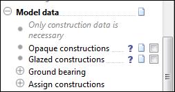 Model data The creation and assignment of constructions will have already been covered
