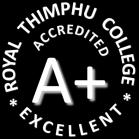 ROYAL THIMPHU COLLEGE NGABIPHU, THIMPHU Website: www.rtc.