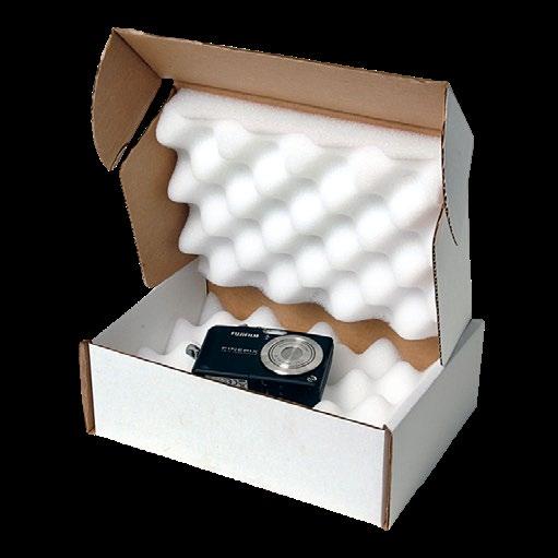The items must not have contact with the sides of the box and this can be ensured using packing