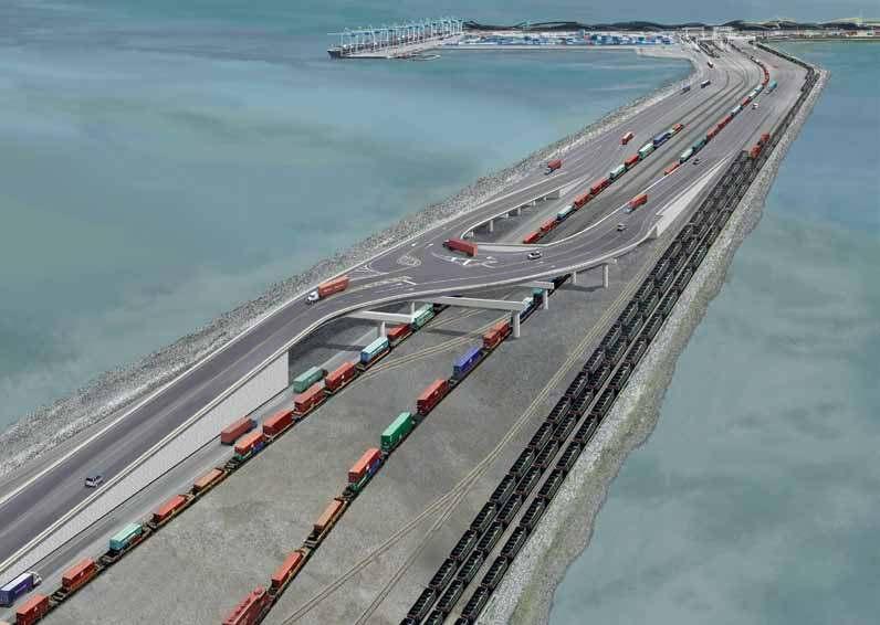DELTAPORT TERMINAL, ROAD AND RAIL IMPROVEMENT