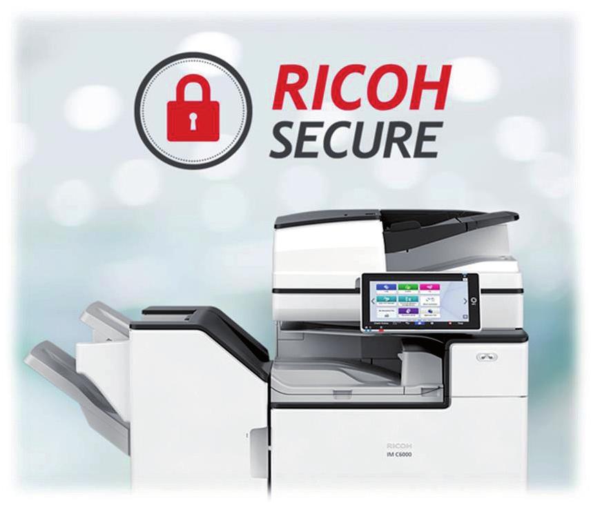 Rely on outstanding security, built in Ricoh-only operating system The Ricoh-only operating system helps provide control and insulation from OS-specific threats Digital signatures Ricoh IM devices