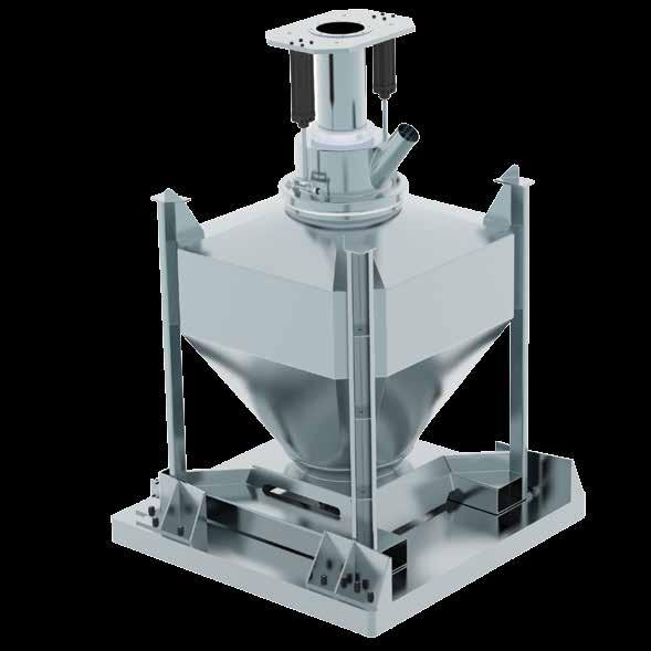 FILLING SYSTEM The cyclonic design features of the fill head ensure maximum dust containment.