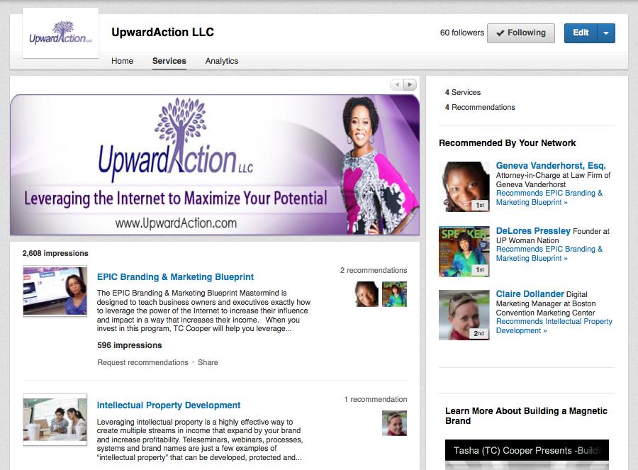 This is an image of the UpwardAction page. Visit us at http://linkedin.