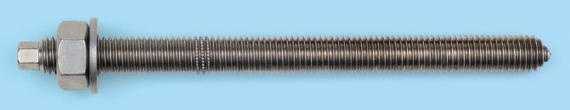 capacities for threaded rods and rebar.