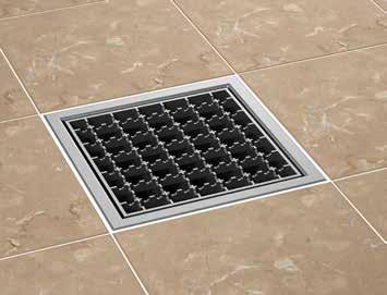 Gently bend the anchor tabs until they are 90 degrees to the floor drain and/or channel side walls. 4. Install the floor drain/channel outlet to the in-ground pipe system 5.