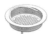 WASTE BASKETS Waste baskets provide point source control of solids, preventing overloading sewers and