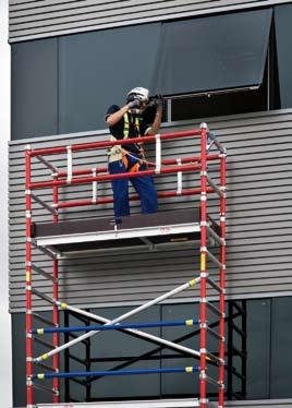 2 Our scaffoldings are certified for use as mobile towers and comply with the European Standard EN 1004 (AFS 1990:12).