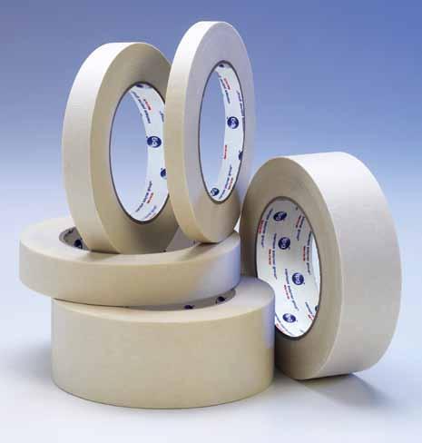 MASKING TAPES COLORS & SPECIALTY Tensile Adhesion Thickness Elongation % 561 Medium crepe backed masking; available in several bright colors; used for bag sealing, closure and identification