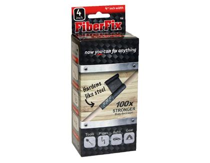 063-00402 4" Fiber Fix 100 Times Stronger Than Duct. Hardens Like Steel. 4" x 60" Strip (Displayed Dimensions: 7.5"H x 3"W x 2"D) $11.