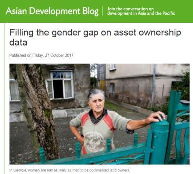 boost women's property rights? published 15 October 2017.