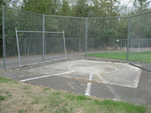 Modifications are needed at the discus throw pad to comply with current