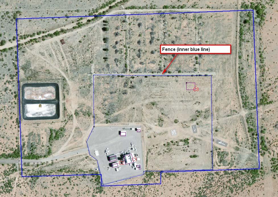 Figure 1. Revised Location of Willcox Security Fencing Model Source No. Source ID Source Description Table 1.