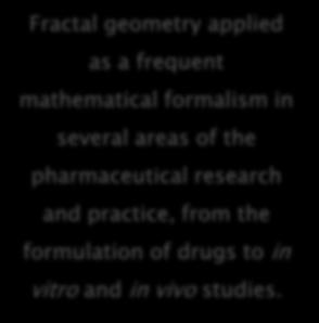Fractal geometry applied as a frequent mathematical formalism in