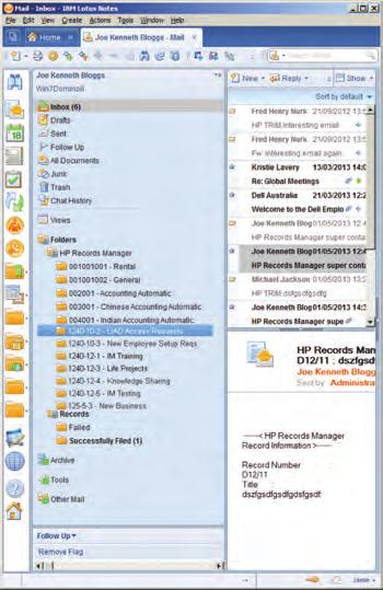 warehouse integration, and Dropzone. Lotus Notes email server-side integration sample folder structure.