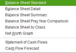 Balance Sheet The Balance Sheet and Profit & Loss are two very important reports.
