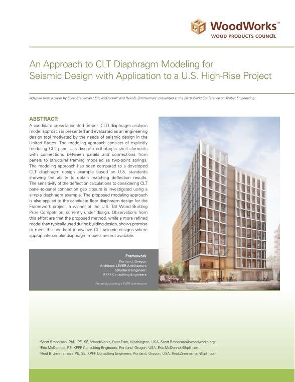 WoodWorks Solutions Paper on CLT Modeling http://www.woodworks.