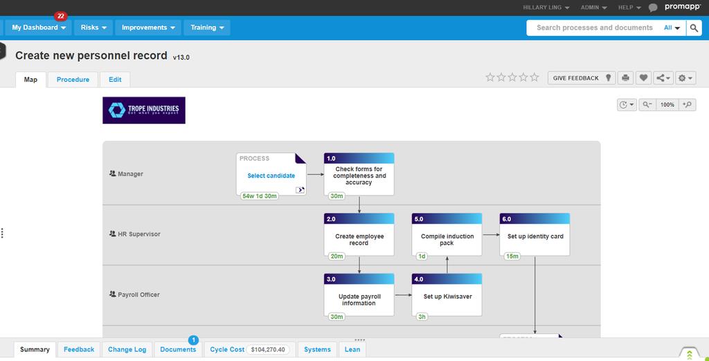 mapping Centralised process management Powerful team engagement Easy