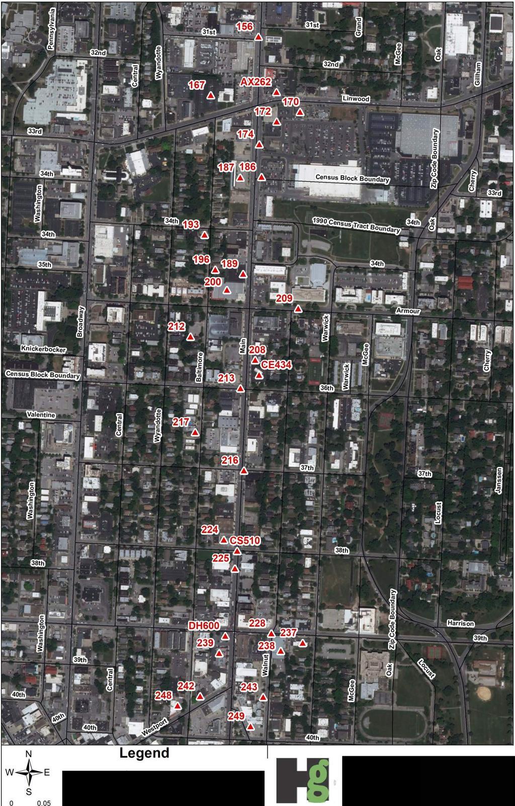 0.1 Miles Hazmat Site# Consult engineers -- I nc planners Kansas City