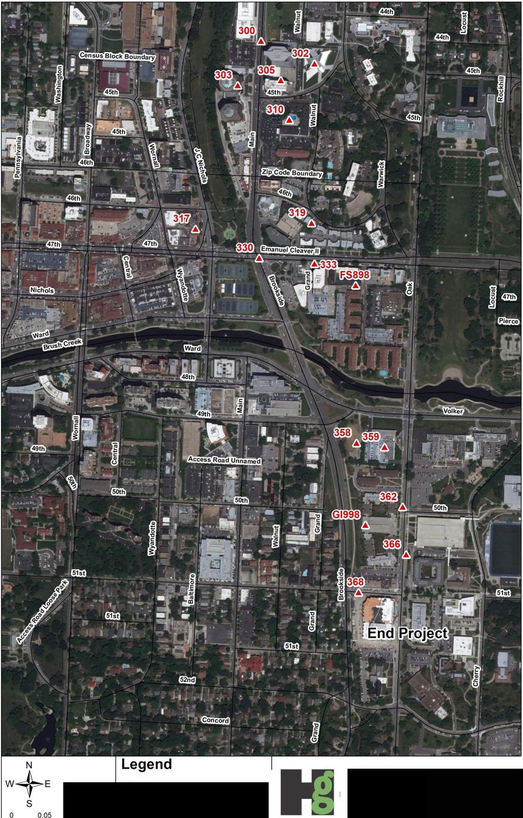 0.1 Miles Hazmat Site# Consult I engineers nc planners Kansas City