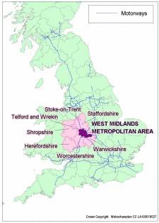 The West Midlands Metropolitan Area 2.