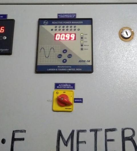 had to turn on 3 capacitors bank in LT plant to maintain PF of 0.