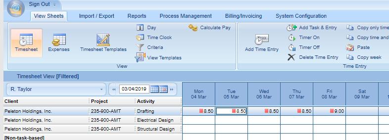 Previewing an Invoice Template Invoices that are created using Time Billing Edition s Invoice Template Designer can be previewed with a customer s and/or project s live time and/or expense data; or