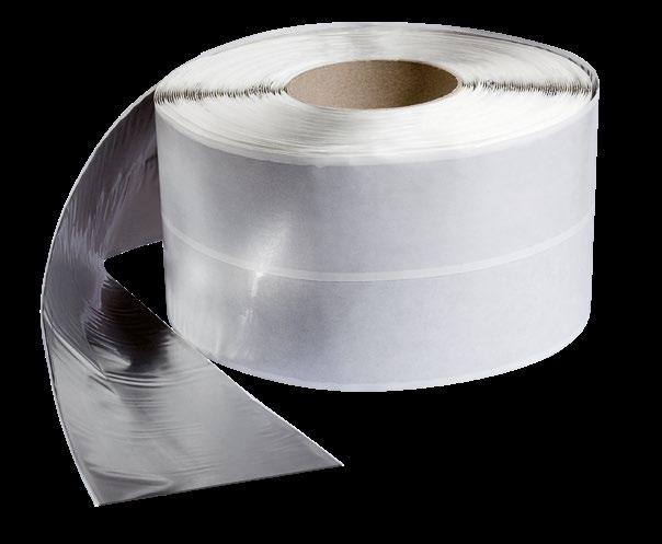 Aluminium butyl tape B2 tape coated with a layer of aluminium on one side and