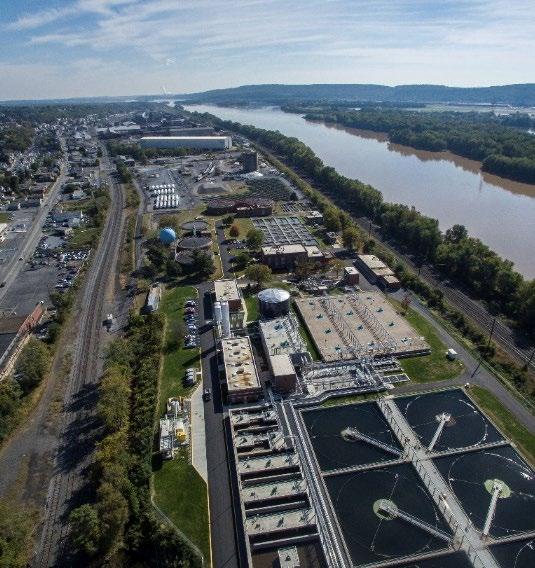 CRW - WASTEWATER 38 MGD Advanced Wastewater Treatment Facility BNR upgrade completed in 2016 Solids