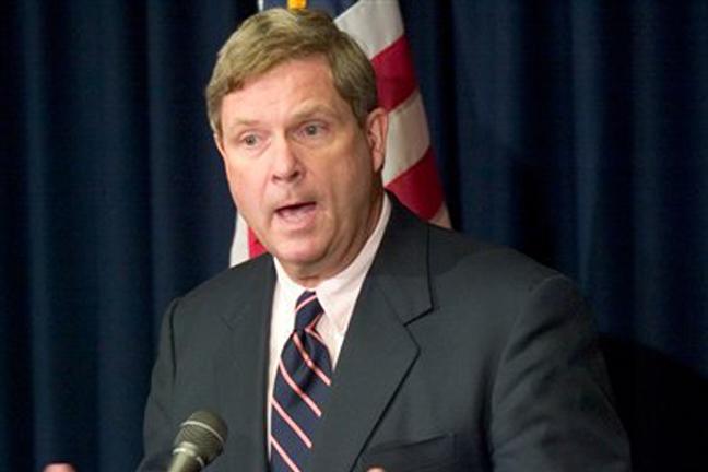 Future of Organic Agriculture photo: AP US Secretary of Agriculture Tom Vilsack in 2013: Organic agriculture is one of the fastest growing