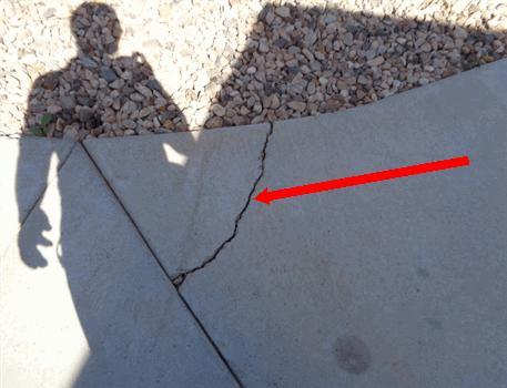 Cracks need to be sealed to prevent water intrusion and further deterioration.