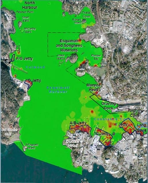 number of Remedial Planning Areas (RPA) in Esquimalt Harbour