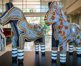 ARRIVING ON NEW LANDS The Dala horse is an authentic symbol of Sweden, conceptualised in Dalahast, Sweden during the 17th Century.