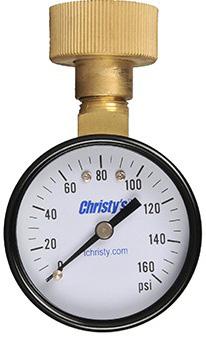 Test Gauge - 2 1/2" Dial Precision made Steel case Brass FHT connection 0-160 PSI 0-300 PSI 0-160 PSI Lazy Hand 0-300 PSI Lazy Hand TG-NB-15-20 2 inch Pressure Gauge 0-15 PSI