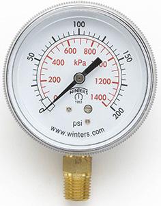 TG-NB-30-25 2 1/2 inch Pressure Gauge 0-30 PSI 100 TG-NB-60-25 2 1/2 inch Pressure Gauge 0-60 PSI 100 TG-NB-100-25 2 1/2 inch Pressure Gauge 0-100 PSI 100 TG-NB-160-25 2 1/2