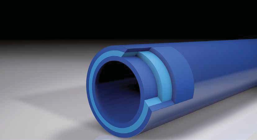 FEATURES ot ti PP-R Layer Faser Layer PP-R Layer Oxygen Barrier MEDIUM PIPES ot ti-faser composite system SDR 11 With the newly developed ot faser composite, aquatherm launches an oxgen-tight, which