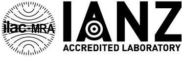 accredited by International Accreditation New Zealand (IANZ).