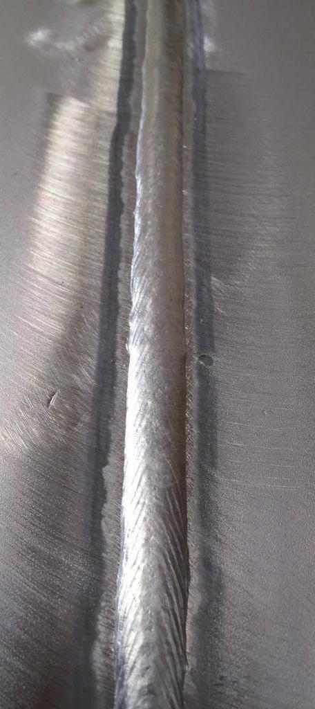 INCONEL MIG/MAG RANGE Butt welding of 4mm plate. Material SMO 254.