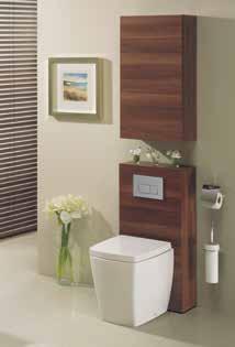 Completing a well-dressed bathroom, look to match brassware, WC contours or décor, to suit your own personal taste.