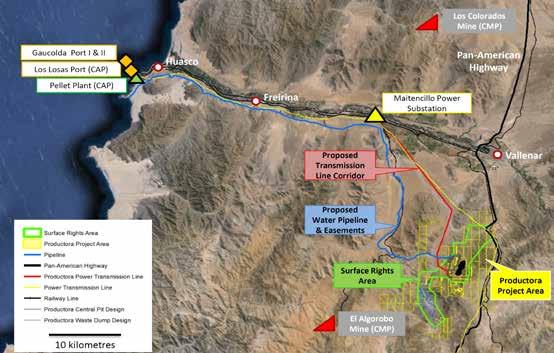 CMP- Major JV Partner Infrastructure and major Chilean mining partner! Conversion of CMP Productora assets into 17.5% stake in SMEA! CMP Productora assets:! Surface rights! Easements!