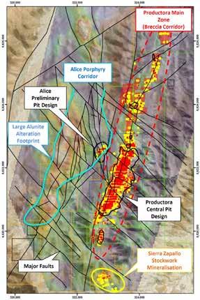 Major Porphyry Project? Potential Tier 1 Copper Project Emerging! Large + 6km long copper porphyry footprint identified along the western extent of the Main Zone!