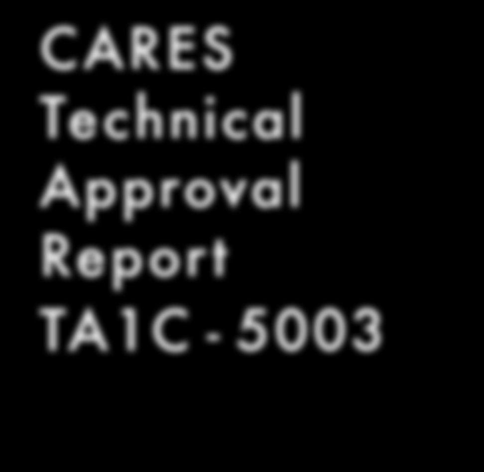 CARES Technical Approval Report TA1C - 5003 Issue 3 January 2010 ERICO LENTON Mechanical Rebar Splicing System Assessment
