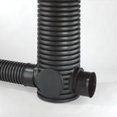 : The Twin Wall Pipe System accessories and fittings versatile and manifold robust and strong compatible with other HEGLER pipe products Accessories pipes are connected by means of slip couplings.