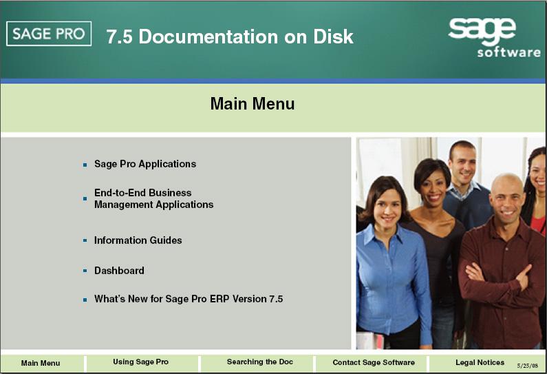 Introduction This documentation provides a brief description of the new features available in Sage Pro ERP version 7.5.
