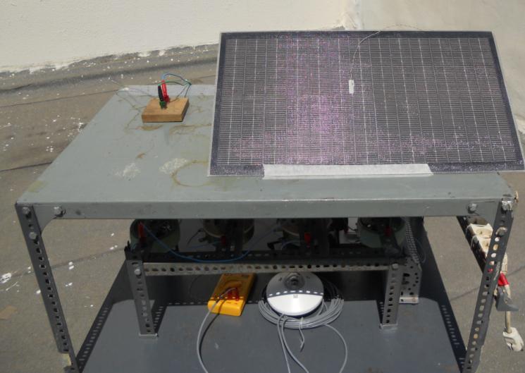 Experimental study a-si PV modules from