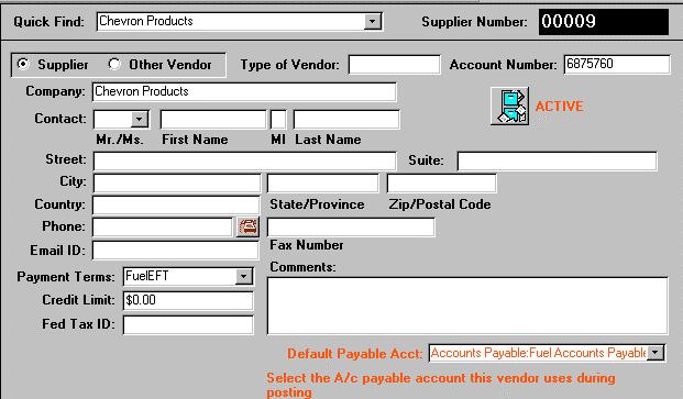 Auto Paying Fuel Invoices in QUICKBOOKS Posting: A major advantage of the Series2k is the Auto Paying of invoices that do not need checks cut from QUICKBOOKS.