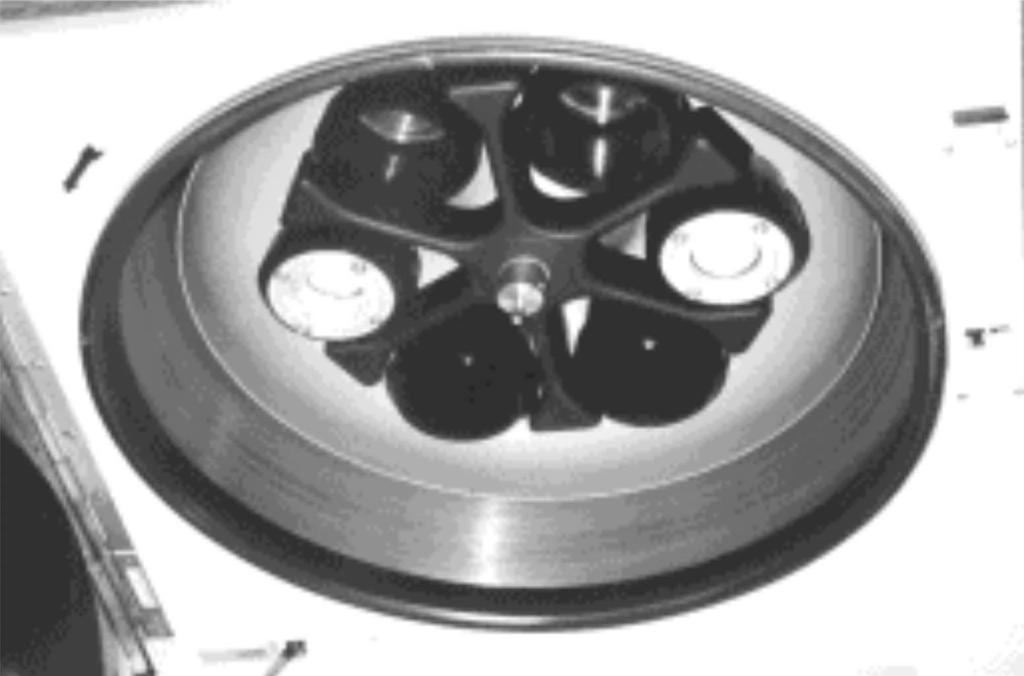 Khanzode et al. 1211 Fig. 2. Small scale medical centrifuge rotor assembly with six swinging type buckets. are constant.