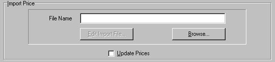 Process Type From the Process Type section, you can select either the Import Price or Export Trades option.
