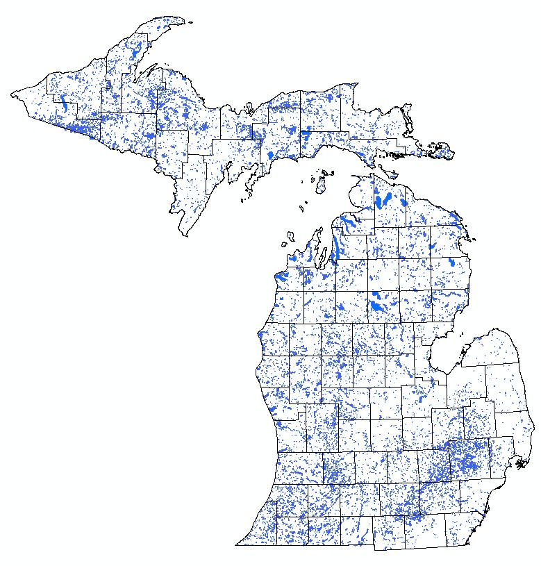 Michigan s Water 25.6 million acres of water 24.7 million acres of Great Lakes 0.