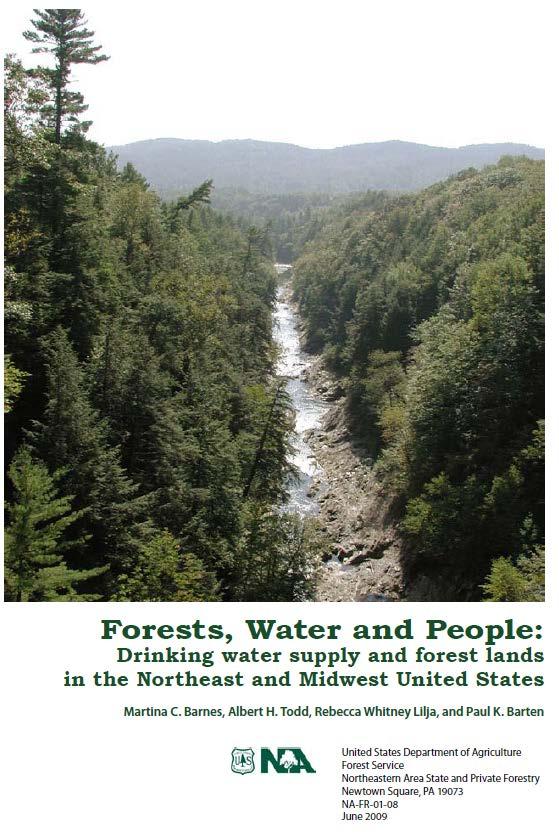 Forests, Flint & Drinking Water 66% of freshwater originates from forests, which cover 33% of USA land area.